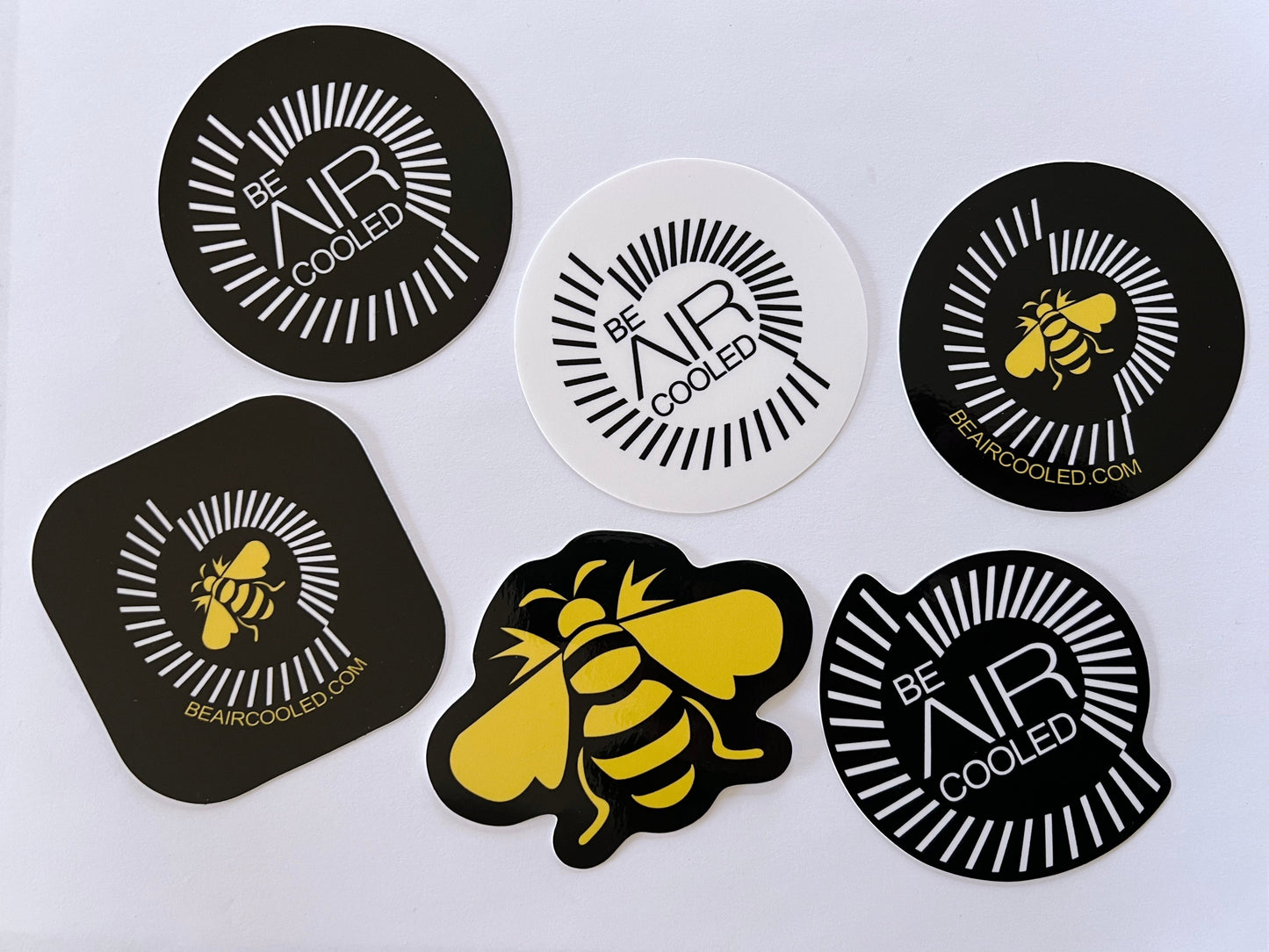 Be Airccoled 6 Sticker Pack!