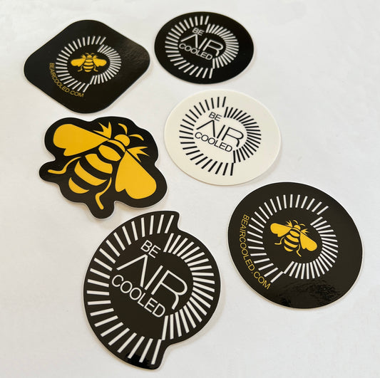 Be Airccoled 6 Sticker Pack!